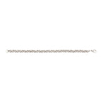 Surgical Stainless Steel Rhodium Plated Byzantine Bracelet Men Bulk