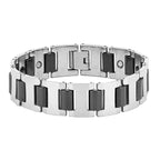 Tungsten Carbide Ceramic Magnetic Therapy Health Energy Bracelet Bulk