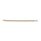18K Gold Stainless Steel 3 Di Ional Sleek Byzantine Bracelet Men Bulk