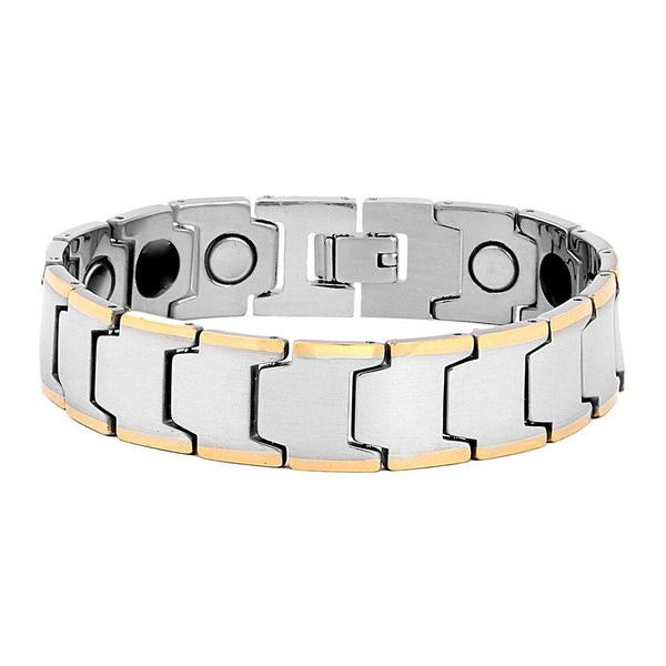 Tungsten Carbide Ceramic Magnetic Therapy Health Energy Bracelet Bulk Main image