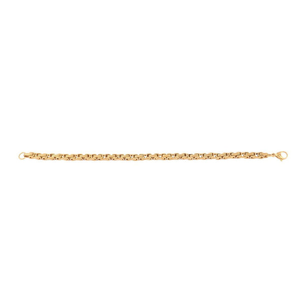 Stainless Steel 18K Gold Plated Geometric Byzantine Bracelet Men Bulk Secondary image