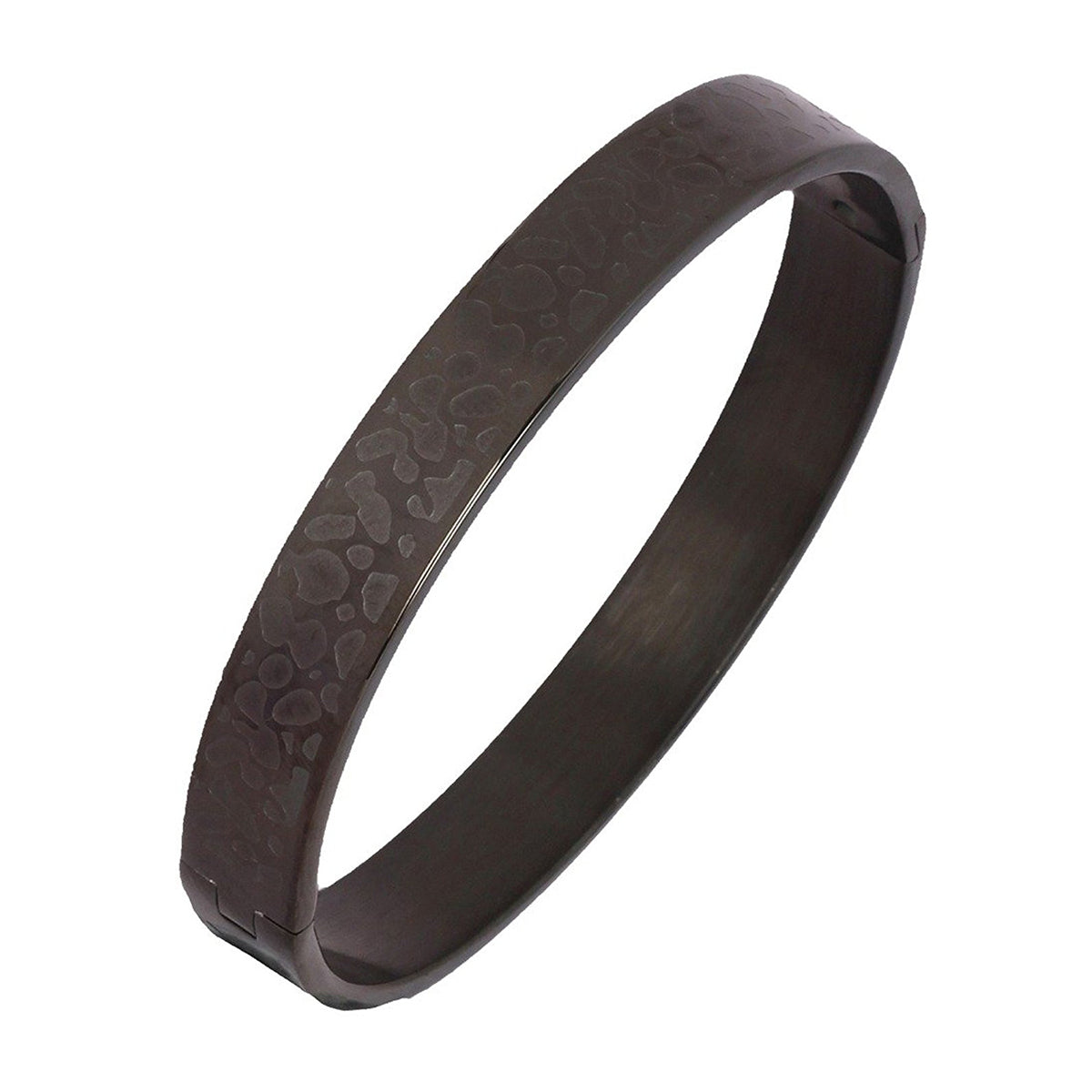 Stainless Steel Designer Black Oval Macho Kada Bracelet For Men Bulk