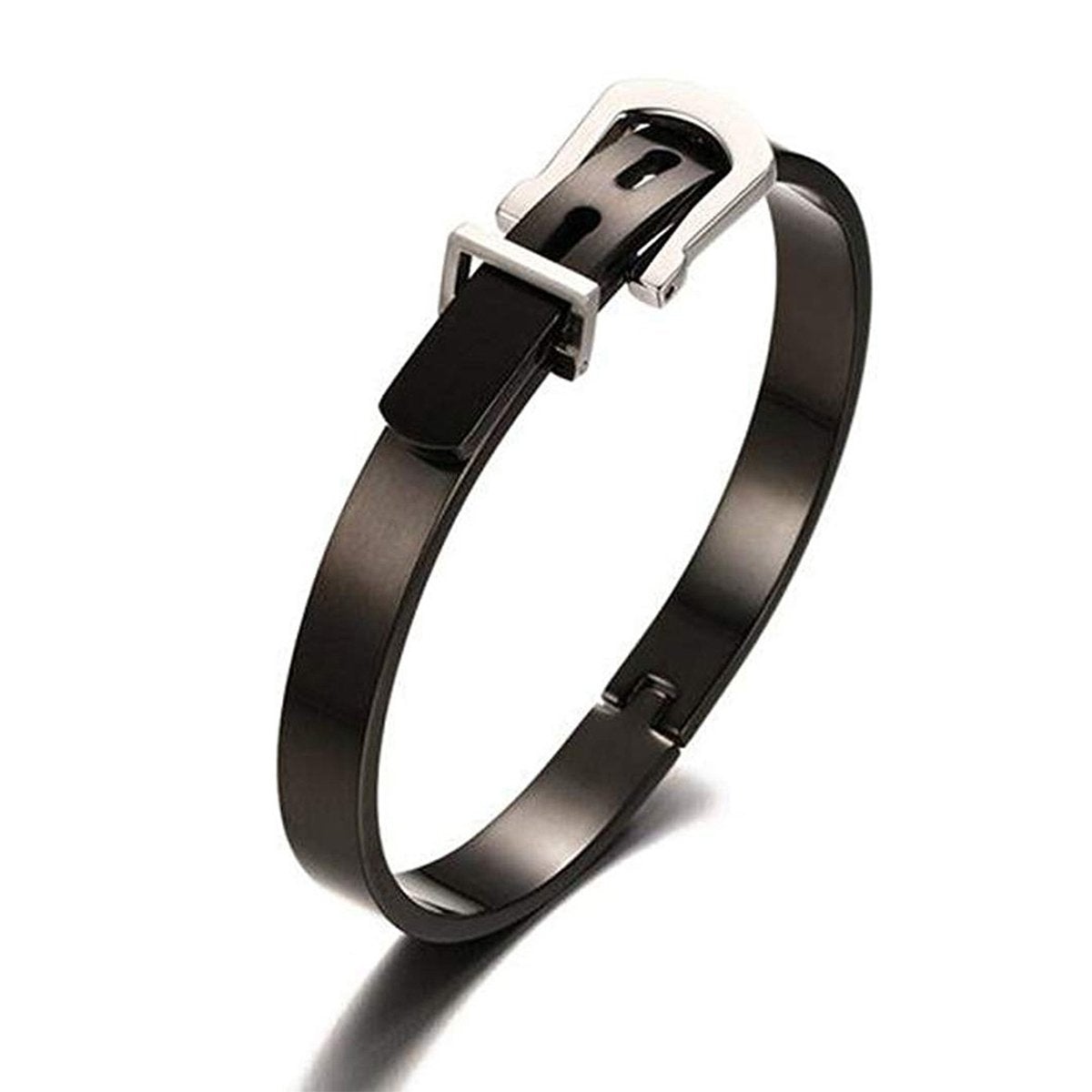 Watch Buckle Style Free Size Stainless Steel Kada Bracelet Men Bulk Main image