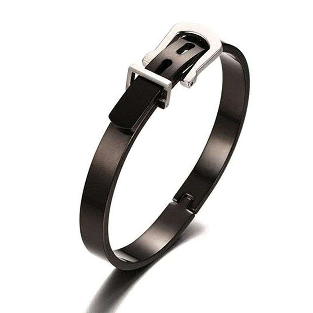 Watch Buckle Style Free Size Stainless Steel Kada Bracelet Men Bulk