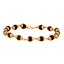Rudraksh Beads 22K Gold Plated Brass Bracelet For Men Bulk