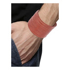 Multi Strand Tan Brown Crafted Leather Broad Strand Bracelet Men Bulk