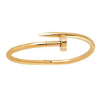 Nail Gothic Stainless Steel Gold Cuff Kada Bangle Bracelet Men Bulk