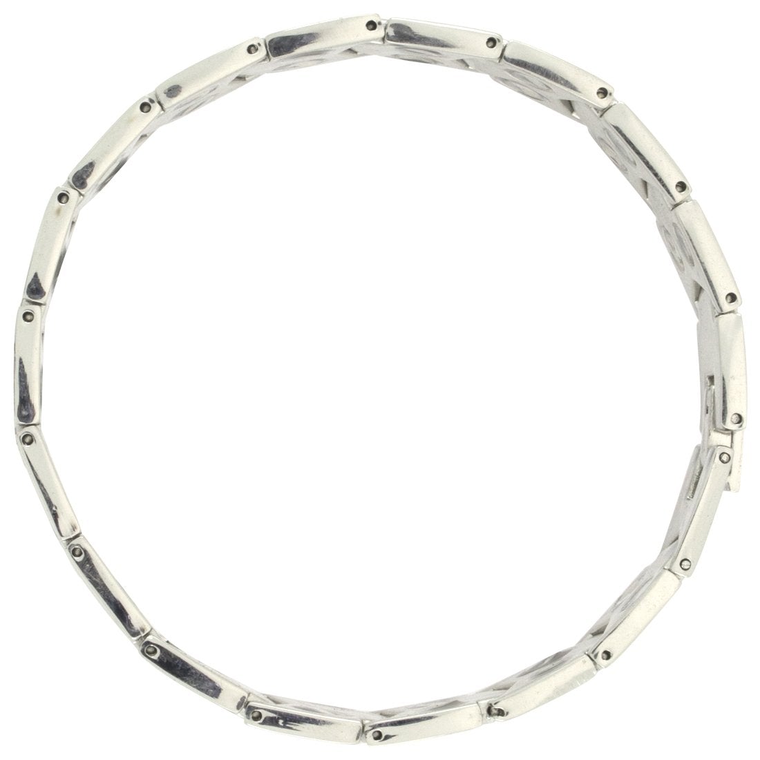 Titanium Stainless Steel Silver Gold Magnetic Therapy Health Energy Bracelet Men