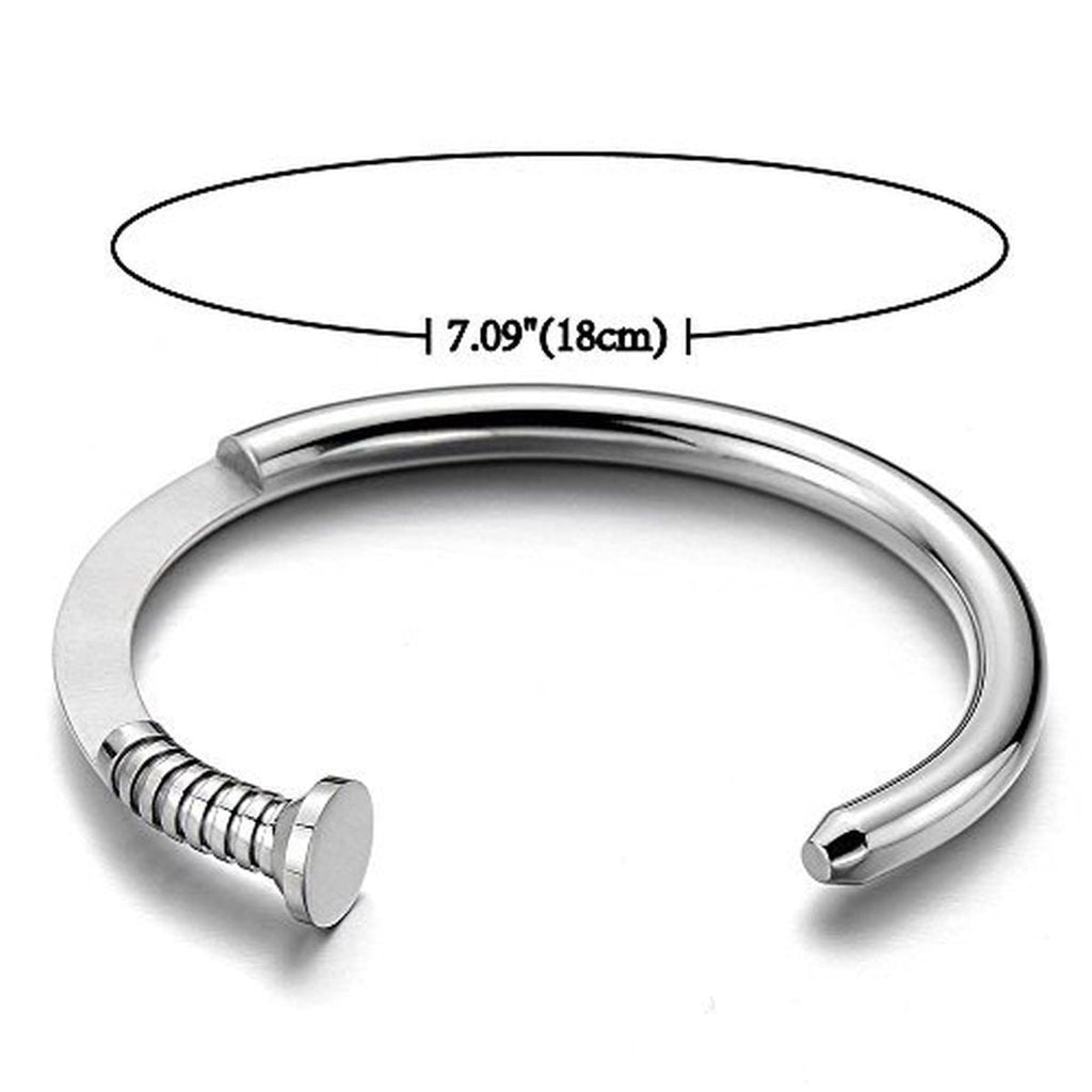 Stainless Steel Sterling Silver Plated Cuff Kada Bracelet Bangle Bulk