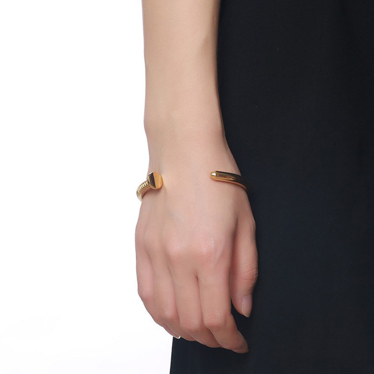 Stainless Steel Sterling Silver Plated Cuff Kada Bracelet Bangle Bulk