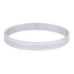 Classic CZ Stainless Steel Personalized Engraved Kada Bangle Bulk