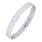 Classic American Diamond CZ Stainless Steel Kada Bangle Bracelet Bulk