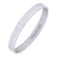 Classic American Diamond CZ Stainless Steel Kada Bangle Bracelet Bulk