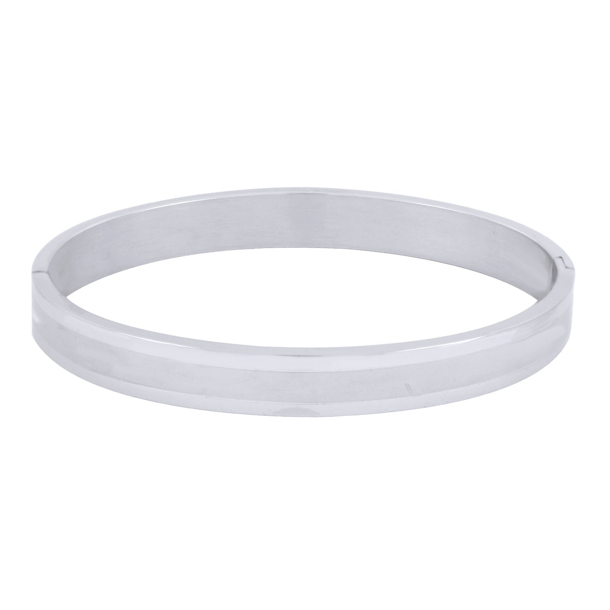 Classic American Diamond CZ Stainless Steel Kada Bangle Bracelet Bulk