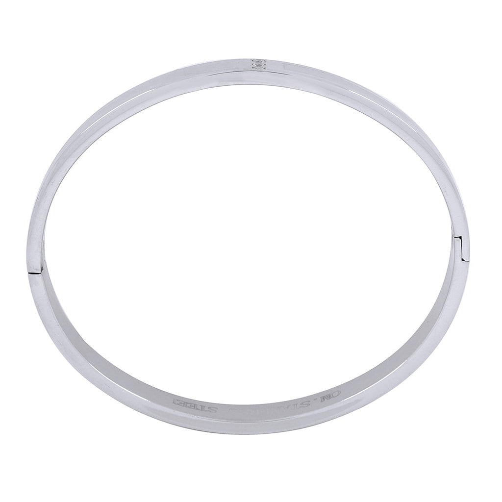 Classic American Diamond CZ Stainless Steel Kada Bangle Bracelet Bulk