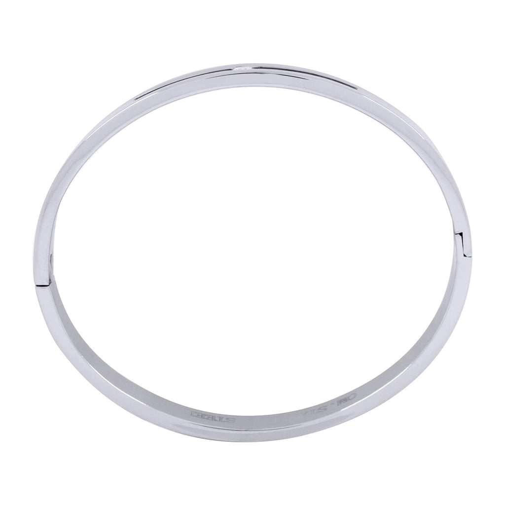 Classic American Diamond Stainless Steel Kada Bangle Bracelet Men