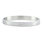 Classic American Diamond Stainless Steel Kada Bangle Bracelet Men