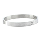 Classic American Diamond Stainless Steel Kada Bangle Bracelet Men