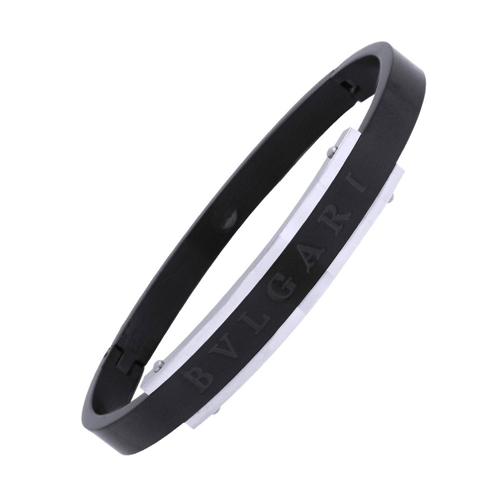 Openable Designer Stainless Steel Black Kada Bracelet Bangle Men Bulk