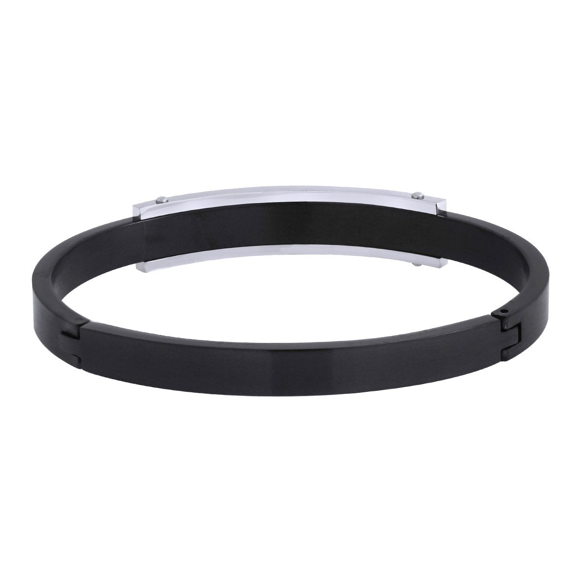 Openable Designer Stainless Steel Black Kada Bracelet Bangle Men Bulk