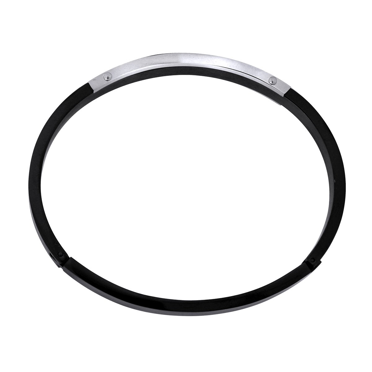 Openable Designer Stainless Steel Black Kada Bracelet Bangle Men Bulk
