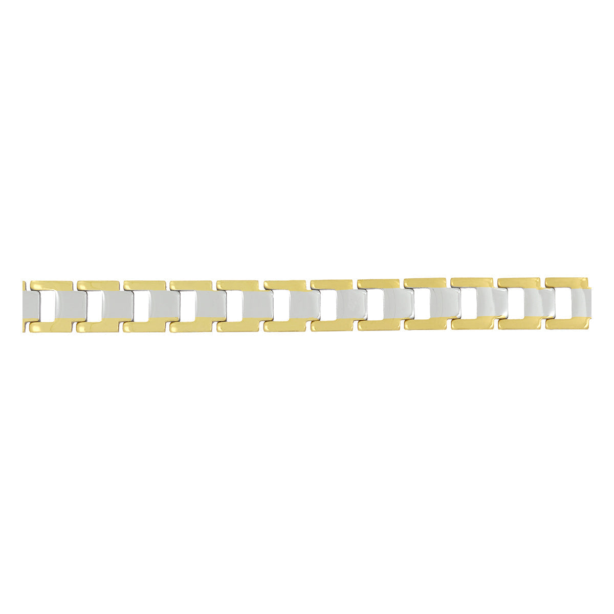 Italian 316L Stainless Steel 18K Gold Plated Bracelet For Men Bulk