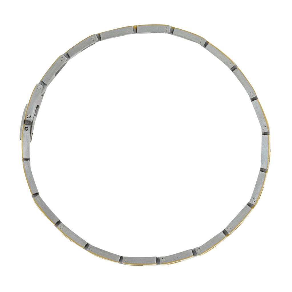 Italian 316L Stainless Steel 18K Gold Plated Bracelet For Men Bulk