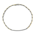 Biker Id Stainless Steel 18K Gold Pt. Matt Finish Bracelet Boy Bulk