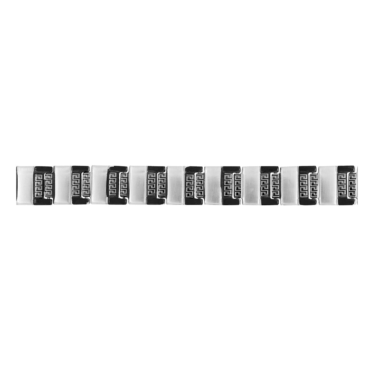 Italian 316L Stainless Steel Black Plated Bracelet For Men Bulk