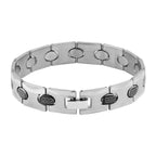 Italian 316L Stainless Steel Black Plated Bracelet For Men Bulk