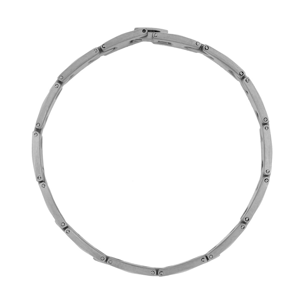Italian 316L Stainless Steel Black Plated Bracelet For Men Bulk