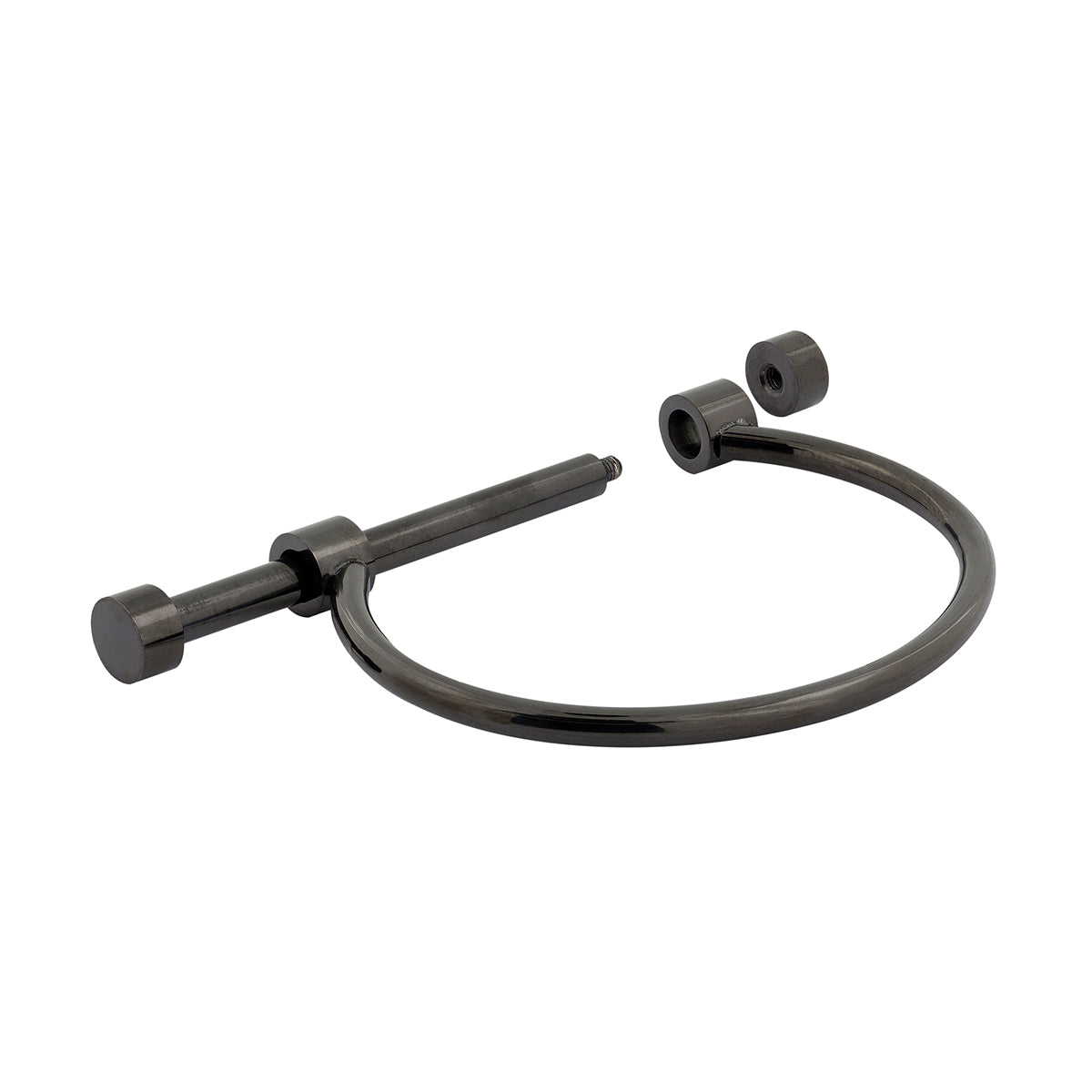 D Shape Bar Horse Show Cuff Shackle Stainless Steel Bangle Bracelet