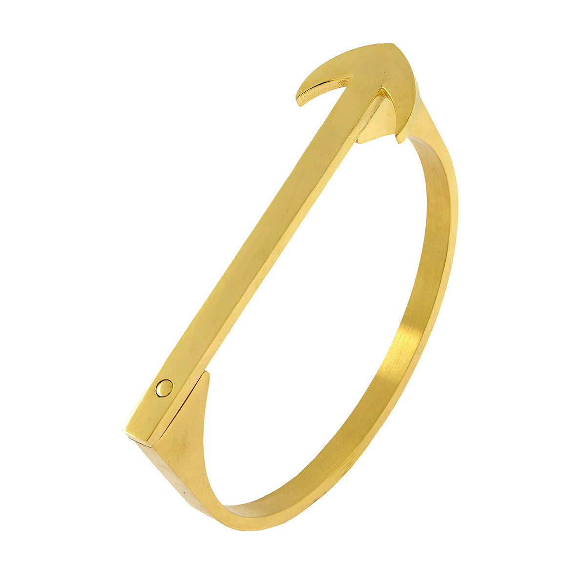 Designer Arrow 18K Gold Stainless Steel Bangle Cuff Kada Bracelet Bulk Main image