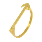 Designer Arrow 18K Gold Stainless Steel Bangle Cuff Kada Bracelet Bulk