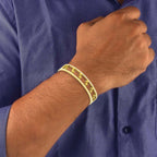 Anchor 18K Gold Stainless Steel Bangle Cuff Kada Bracelet Women Bulk