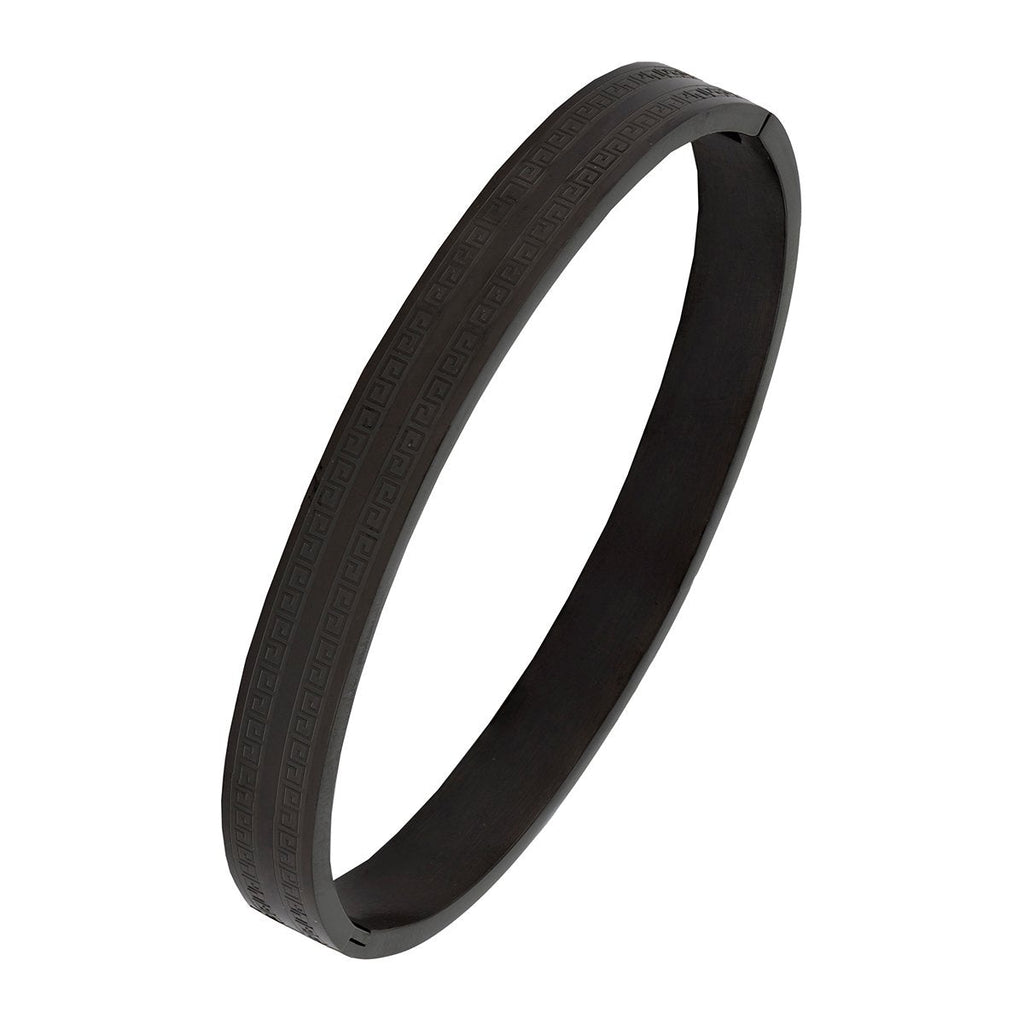 Designer Black Stainless Steel Bangle Kada Bracelet Men Bulk