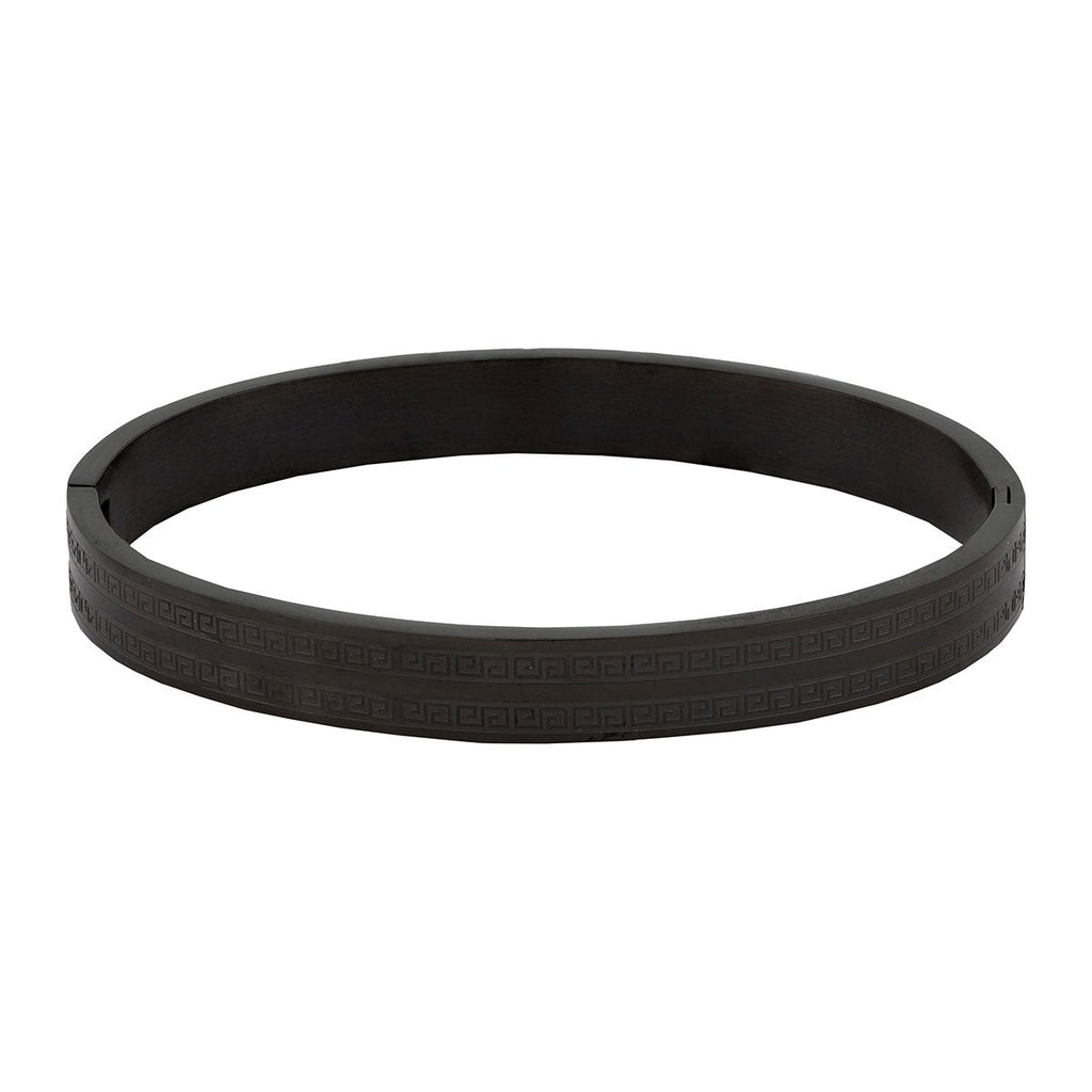 Designer Black Stainless Steel Bangle Kada Bracelet Men Bulk