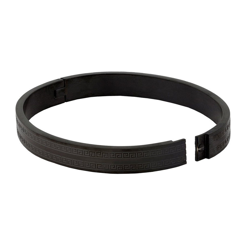 Designer Black Stainless Steel Bangle Kada Bracelet Men Bulk
