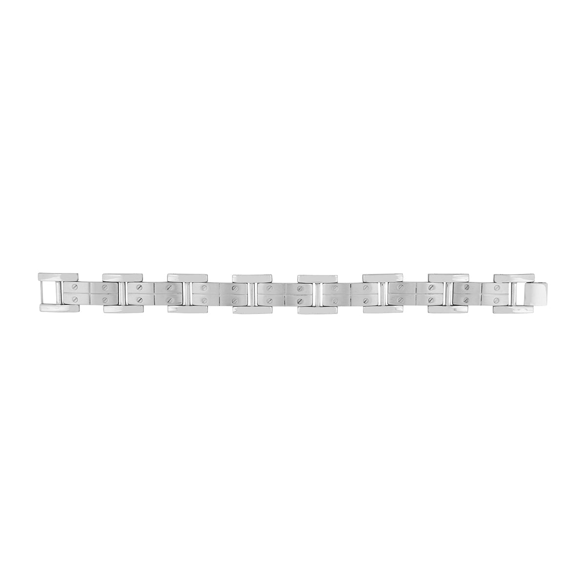 Links Screw Glossy Matte Links Daily Stainless Steel Bracelet Men Bulk