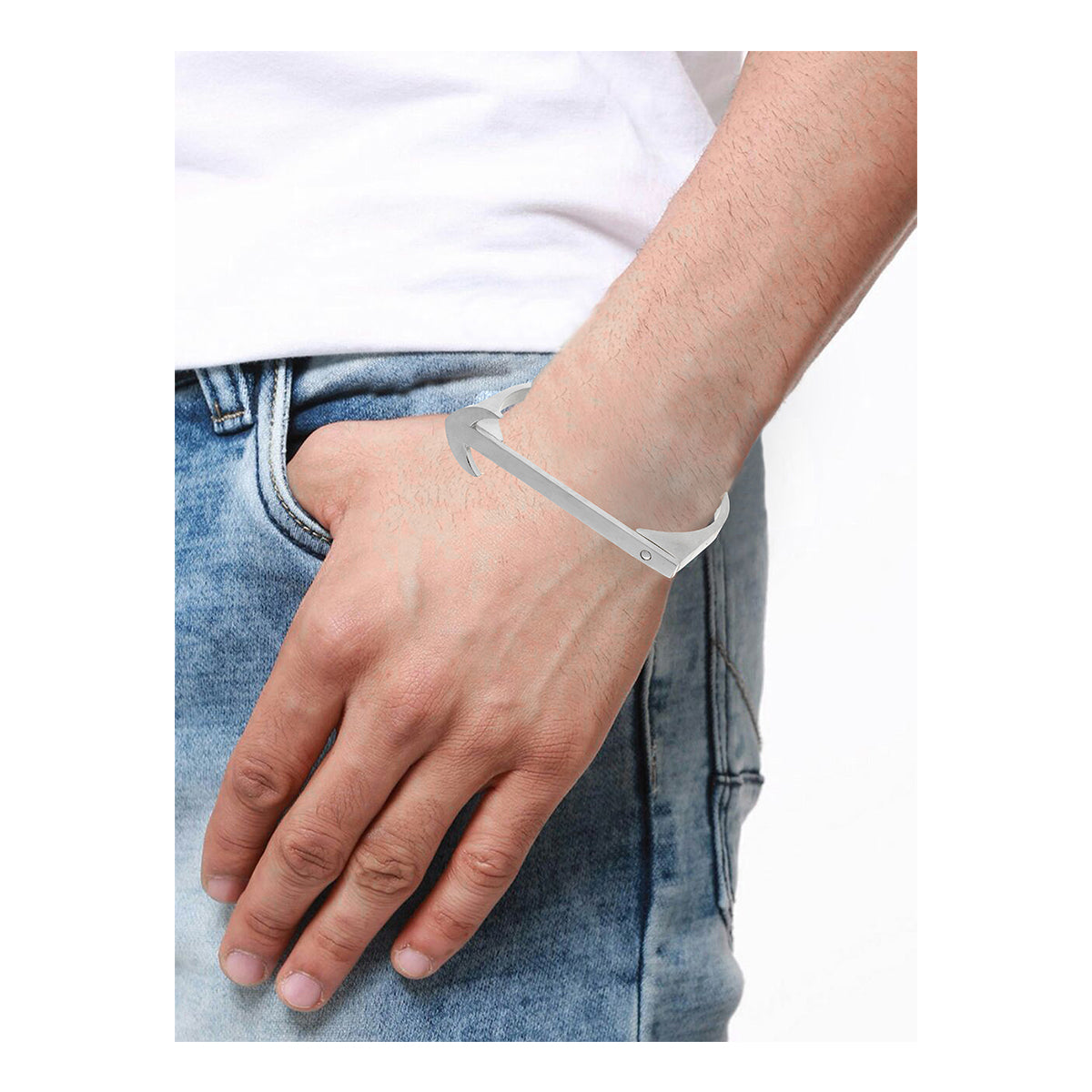 Designer Arrow Stainless Steel Openable Bangle Cuff Kada Bracelet Bulk