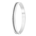 Curb 316L Stainless Steel Openable Bangle Cuff Kada Bracelet Men Bulk