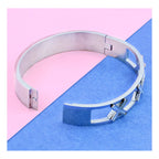 Cross Stainless Steel Openable Bangle Cuff Kada Bracelet Women Bulk