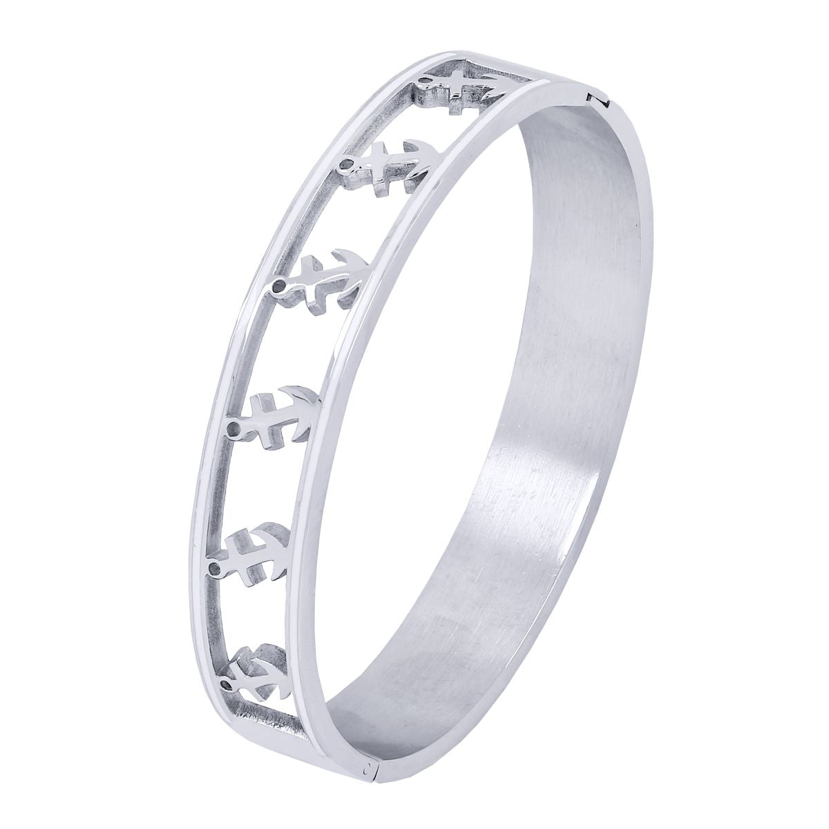 Anchor Stainless Steel Openable Bangle Cuff Kada Bracelet Women Bulk