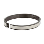 Designer Black Silver Stainless Steel Kada Bangle Bracelet Boy Bulk