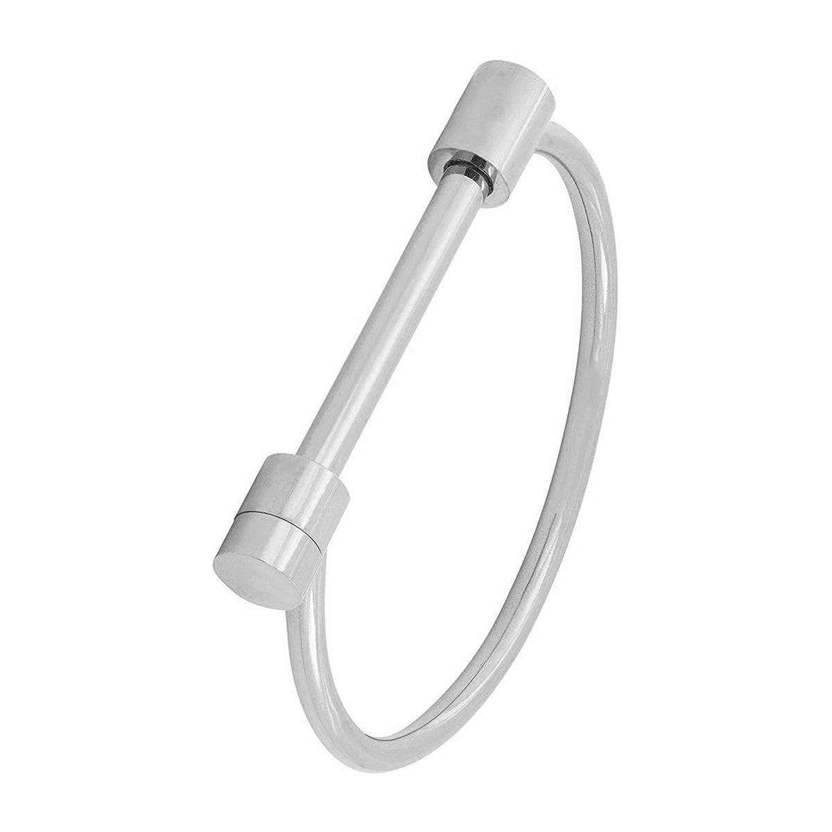D Shape Bar Horse Show Cuff Shackle Stainless Steel Bangle Men Bulk