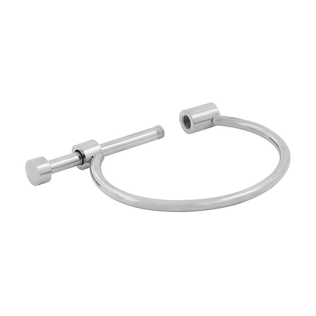 D Shape Bar Horse Show Cuff Shackle Stainless Steel Bangle Men Bulk Secondary image