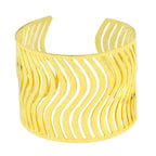 Waves Cuff Party Statement Mesh Gold Cuff Kada Bangle Bracelet Bulk