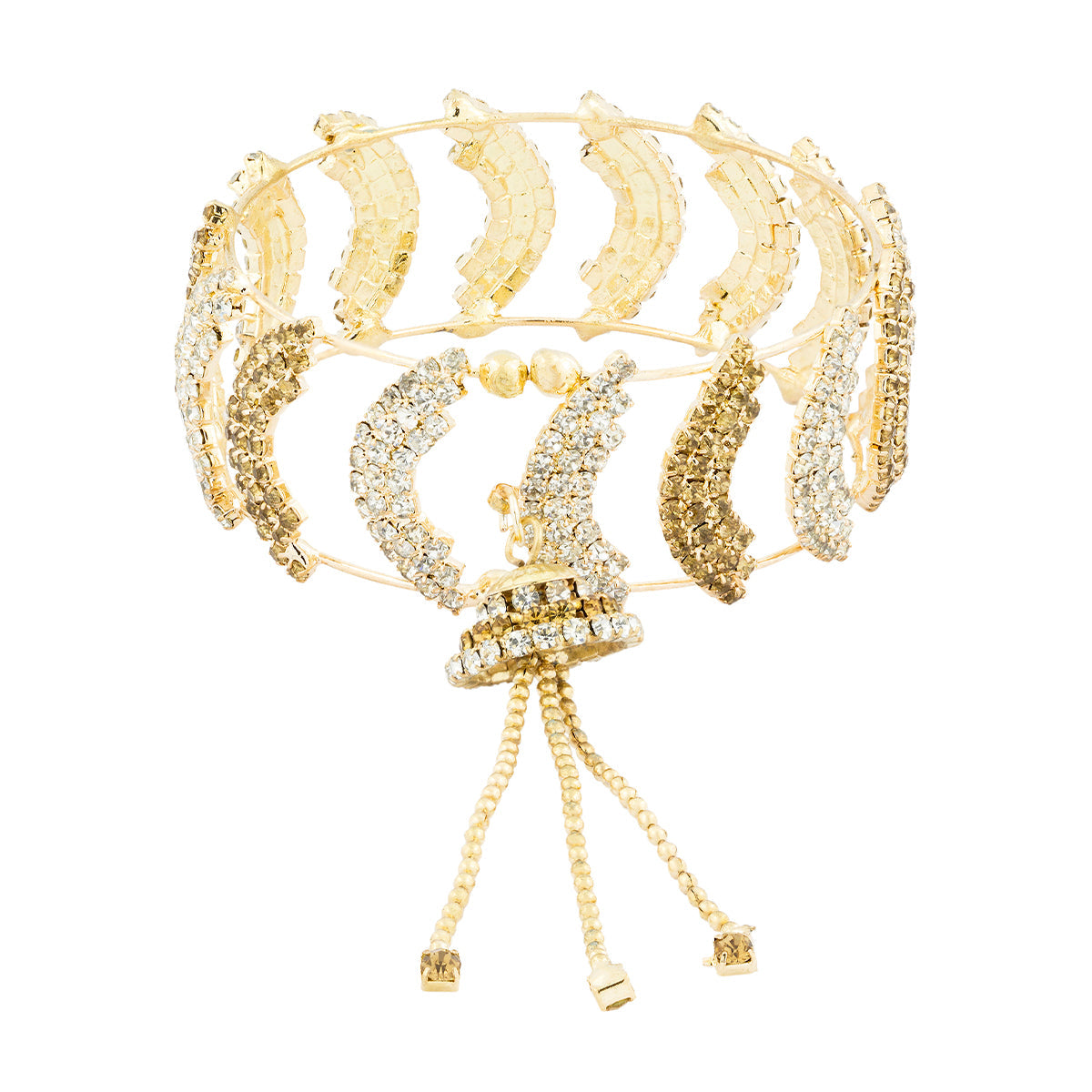 Stretchable 18K Gold Brass Bangle Cuff Kada Bracelet Girls Women Bulk