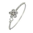 Flower Brass Openable Bangle Bracelet Cuff Kada For Women Girls Bulk