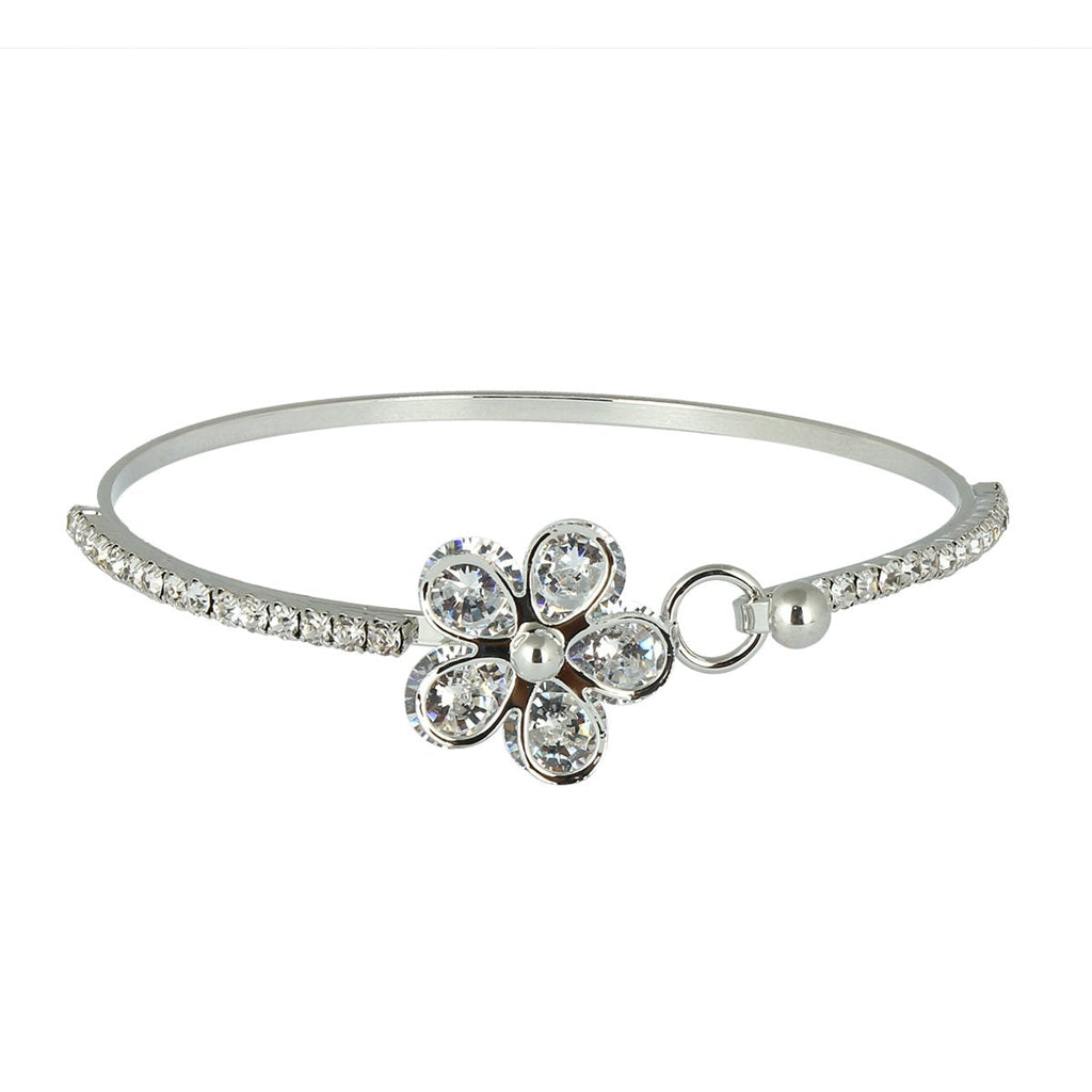 Flower Brass Openable Bangle Bracelet Cuff Kada For Women Girls Bulk